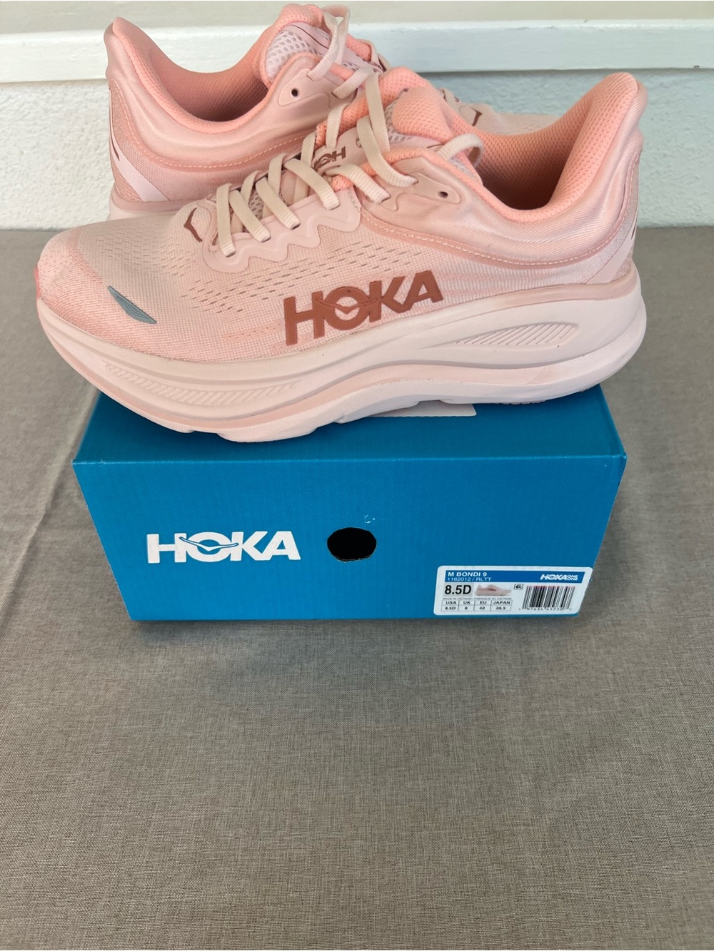 Hoka One One Women's Soft Pink Athletic Running Shoes